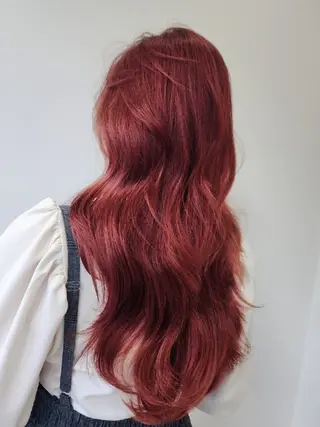 ロング カラー Nanako。/韓国 ヘア/顔周りカットのヘアスタイル