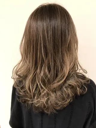 ミディアム カラー ハイライト/髪質改善 ✂️十河祐輝のヘアスタイル