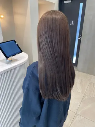 セミロング カラー 女性リピ90%🍨 🩷佐藤みずきのヘアスタイル