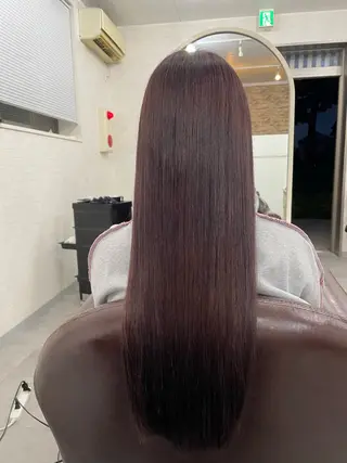 ロング 縮毛矯正・髪質改善個室型salon Cannaつくばみどりの美容室【カンナ】所属・Canna honokaのヘアスタイル