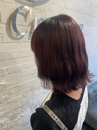 ミディアム カラー 🫧暖色系color /沙綾🧸のヘアスタイル