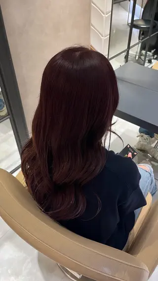 ロング KIND所属・KIND 佐藤 和奏のヘアスタイル