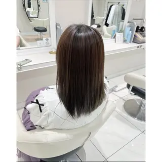 セミロング パーマ 韓国ヘア 🎀中川綾乃🎀のヘアスタイル