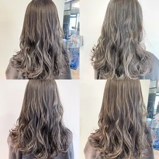 ミディアム カラー ヘアアレンジ 🌿‬ ܸAir 透明感🌱西村知佳のヘアスタイル