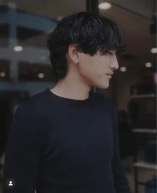 ショート メンズ パーマ率No.1 ／𝑻𝑨𝑲𝑼のヘアスタイル