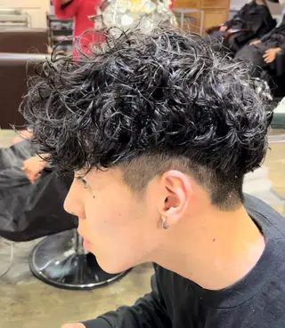 パーマ メンズ 猪原 海斗メンズパーマのヘアスタイル