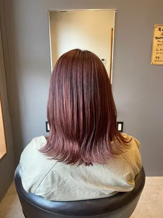 ミディアム カラー Mauve KOTOのヘアスタイル