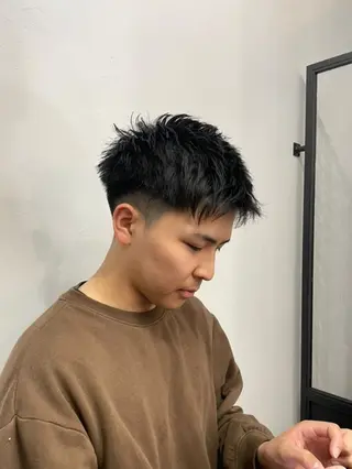 メンズ NiL所属・藤浪 駿のヘアスタイル