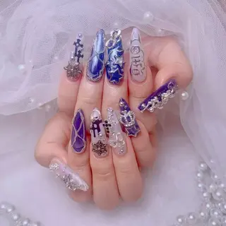 ネイル チョウ チョウのネイルデザイン