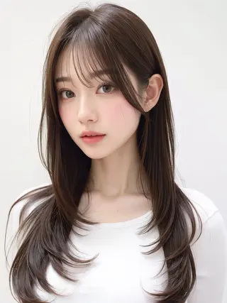 ロング 浦野 龍太のヘアスタイル