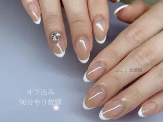 ミディアム ネイル 長さ出し専門 nynaのネイルデザイン