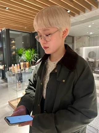 ショート 井上 翠月のヘアスタイル
