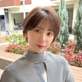 ショート 髪質改善特化／透明感 カラー／ＡＫＡＮＥ♡のヘアスタイル