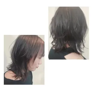 ミディアム ⛑️髪質改善請負人 ⛑️ヤマザキタカヒトのヘアスタイル