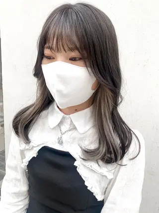 セミロング カラー ヘアアレンジ yuka .のヘアスタイル