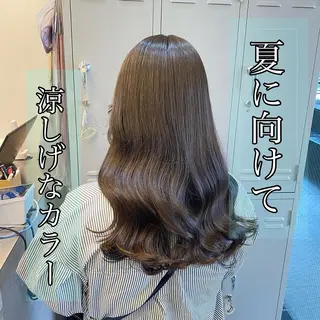 セミロング カラー ヘアアレンジ 🌷愛されヘア🌷 伊藤　万裕のヘアスタイル