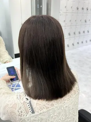 カラー ぷる艶🫧🎀透明感 /シアター福岡店のヘアスタイル