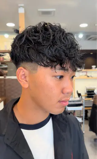 パーマ メンズ 年間2000名担当◎ パーマ職人/仲原佑樹のヘアスタイル