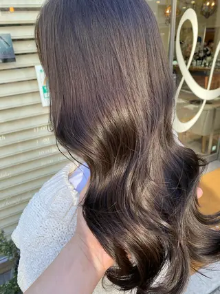 セミロング カラー 渋谷/韓国風 西原直樹のヘアスタイル