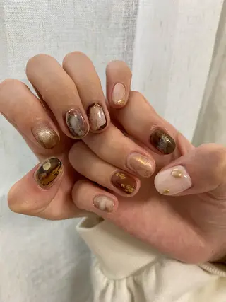 ネイル 草加ニュアンスネイル 🌚hersのネイルデザイン