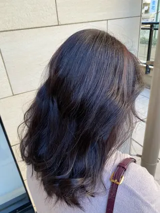 セミロング カラー 🌟縮毛矯正/ 髪質改善/髙橋🌟のヘアスタイル