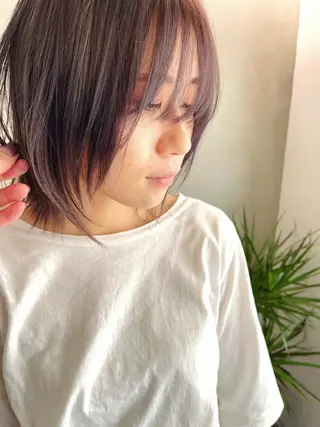 ミディアム ハイトーンカラー RYUのヘアスタイル