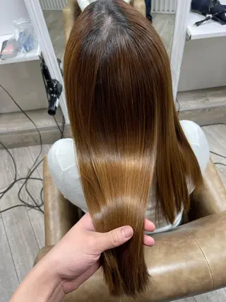 セミロング 川崎 龍馬のヘアスタイル