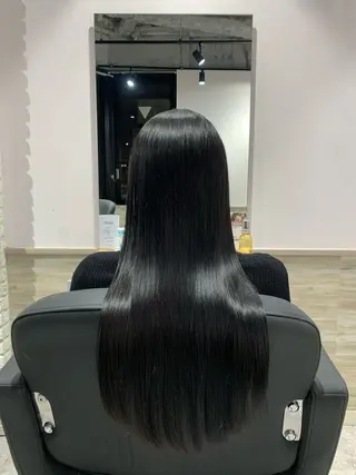 ロング shes茶屋町アリサ 🎀顔周り×韓国風のヘアスタイル