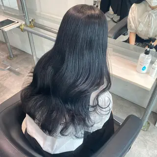 ロング カラー 💙ハイトーン韓国風 色白ヘア💙manaのヘアスタイル