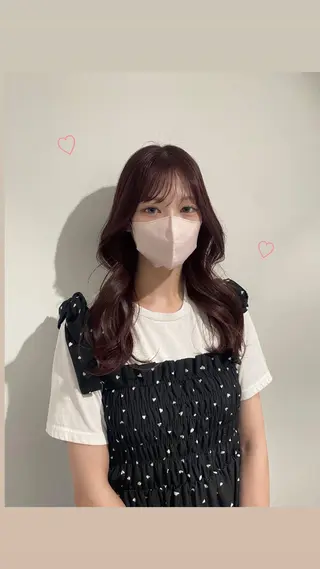 カラー AO所属・RISAKO 艶髪モテヘア🎀府中のヘアスタイル