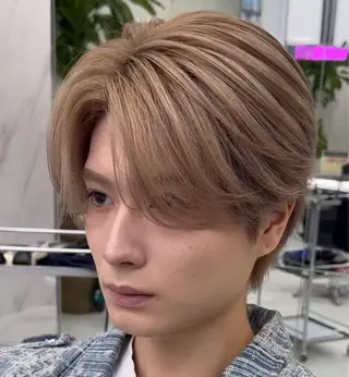 ミディアム カラー メンズ MEN'S HAIR SENSE BLUE 渋谷宇田川交番前店所属・🔥メンズ特化🔥 牧野圭吾のヘアスタイル