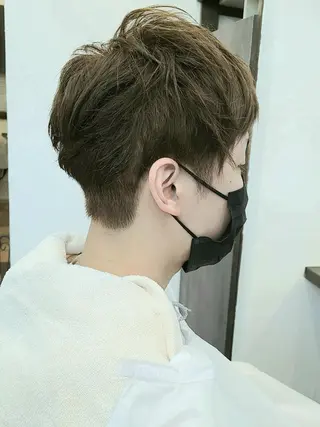 ショート カラー メンズ 【大宮】デザイナー Anne 諳 アンのヘアスタイル