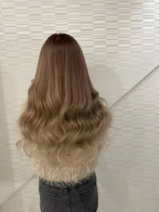 ロング シールエクステ KUMA🧸のヘアスタイル