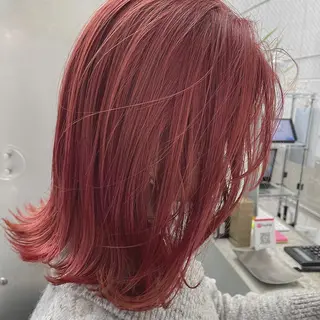 ミディアム miyu ハイトーン/レイヤーのヘアスタイル