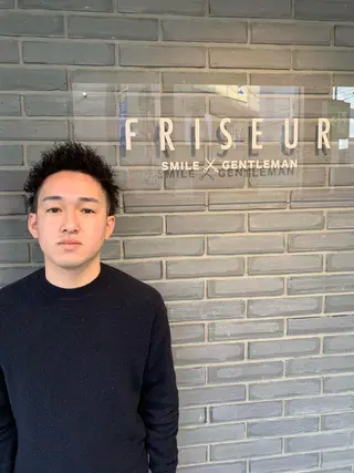 ショート パーマ メンズ FRISEUR smile&gentleman所属・【川西能勢口駅1分】 木村　翔乃佑のヘアスタイル