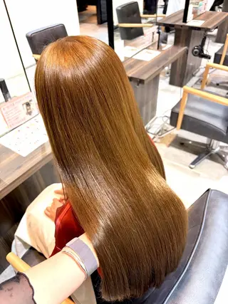 ロング 北川 梨乃のヘアスタイル