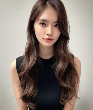 ロング カラー パーマ さく/髪質改善× 縮毛矯正/町田のヘアスタイル