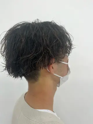 ミディアム ✂️波パーマ⭐️ツイ スパ✂️RYOのヘアスタイル