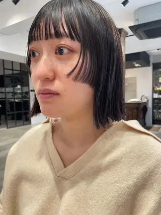 ショート BANKSIA ボブ専門/草野明郎のヘアスタイル