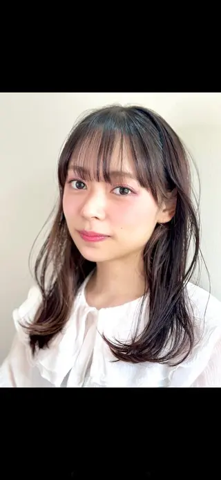 ミディアム カラー JYUNESU表参道所属・韓国ヘア🇰🇷🎀 透明感カラーのヘアスタイル