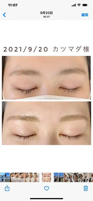 アイブロウ PLAIN所属・PLAIN 吉田の眉毛・アイブロウイメージ