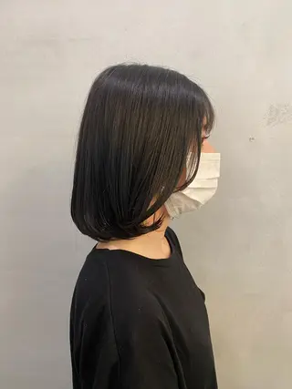 ミディアム ♡ハッシュカット/ レイヤー/yucoのヘアスタイル