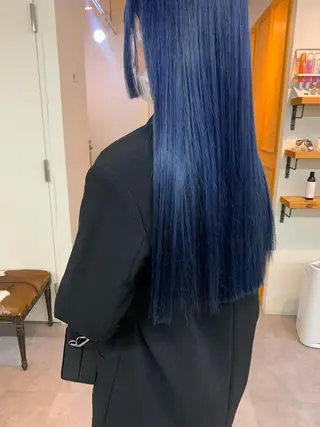 ロング カラー AR.MARA hair  studio所属・ウェーブパーマ サトウヒカルのヘアスタイル