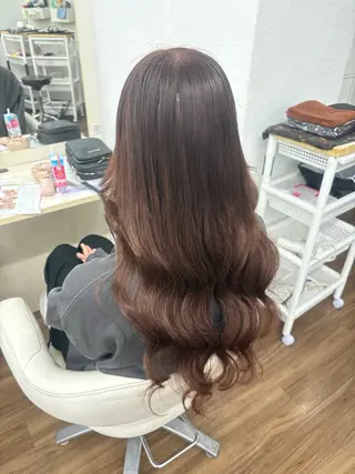 ロング カラー GLOSS 心斎橋 山上のヘアスタイル