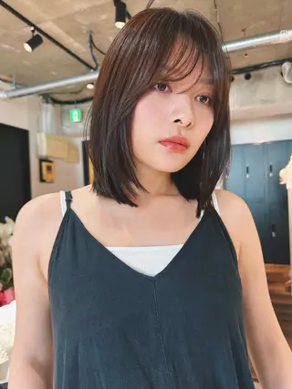 ショート カラー パーマ 🫧小顔×似合わせ× 透明感カラー🫧のヘアスタイル