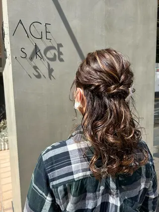 ヘアアレンジ ブリーチ／ヘアセット 🪞🌙minamiのヘアスタイル