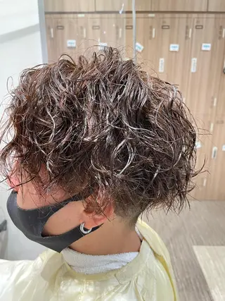 パーマ メンズ 鈴木 拓斗のヘアスタイル
