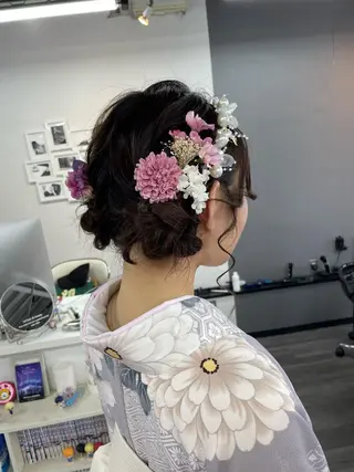 ヘアアレンジ オノ アカネのヘアスタイル