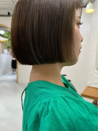 ショート ぱつっとボブ/ショ ート/タカダアスミのヘアスタイル