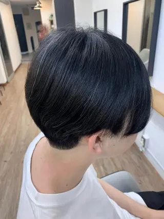 ショート メンズパーマ shell 宮下のヘアスタイル